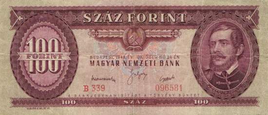 100 Forint 1949